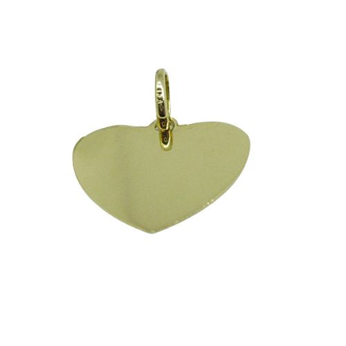 Colgante de oro 18k CORAZÓN LISO