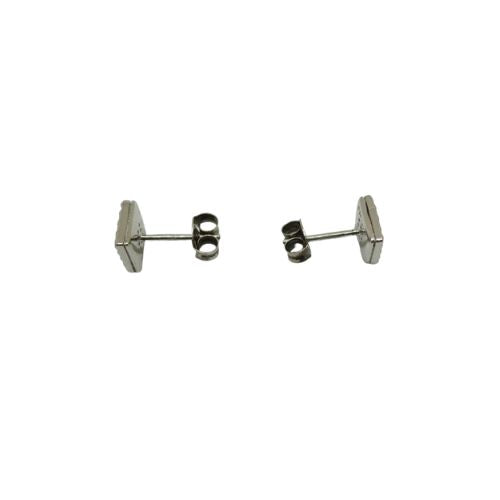 Pendientes de plata con zirconitas azules