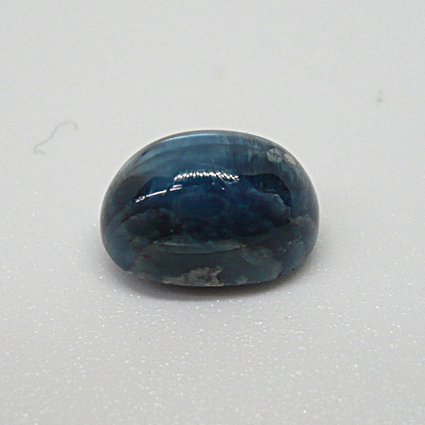Apatito azul ojo de gato cabujón oval