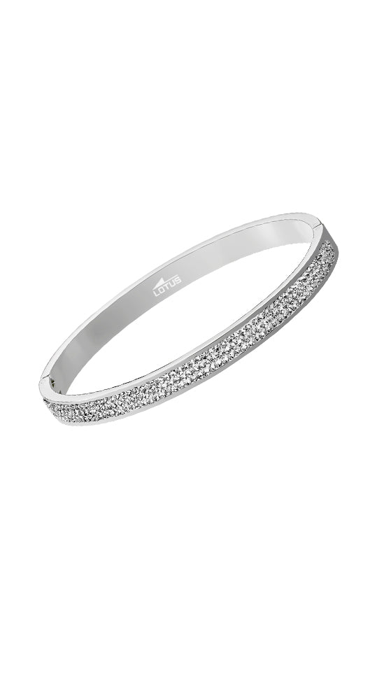 Pulsera Lotus Style LS1903-2/1 para señora de acero inoxidable y strass de gran brillo