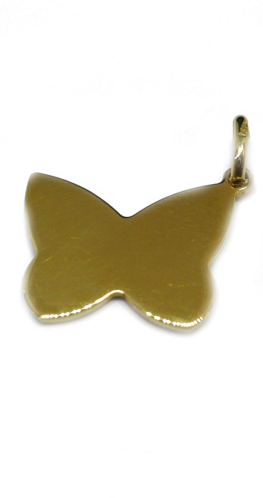 Colgante de oro 18k con MARIPOSA de nácar