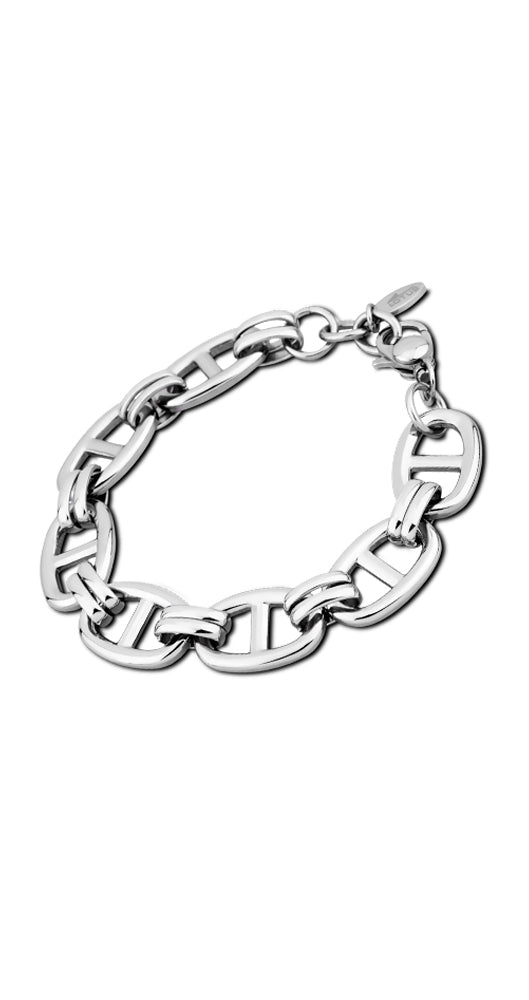 Pulsera Lotus Style LS1617-2/1 UNISEX con eslabones grandes y cierre de mosquetón.