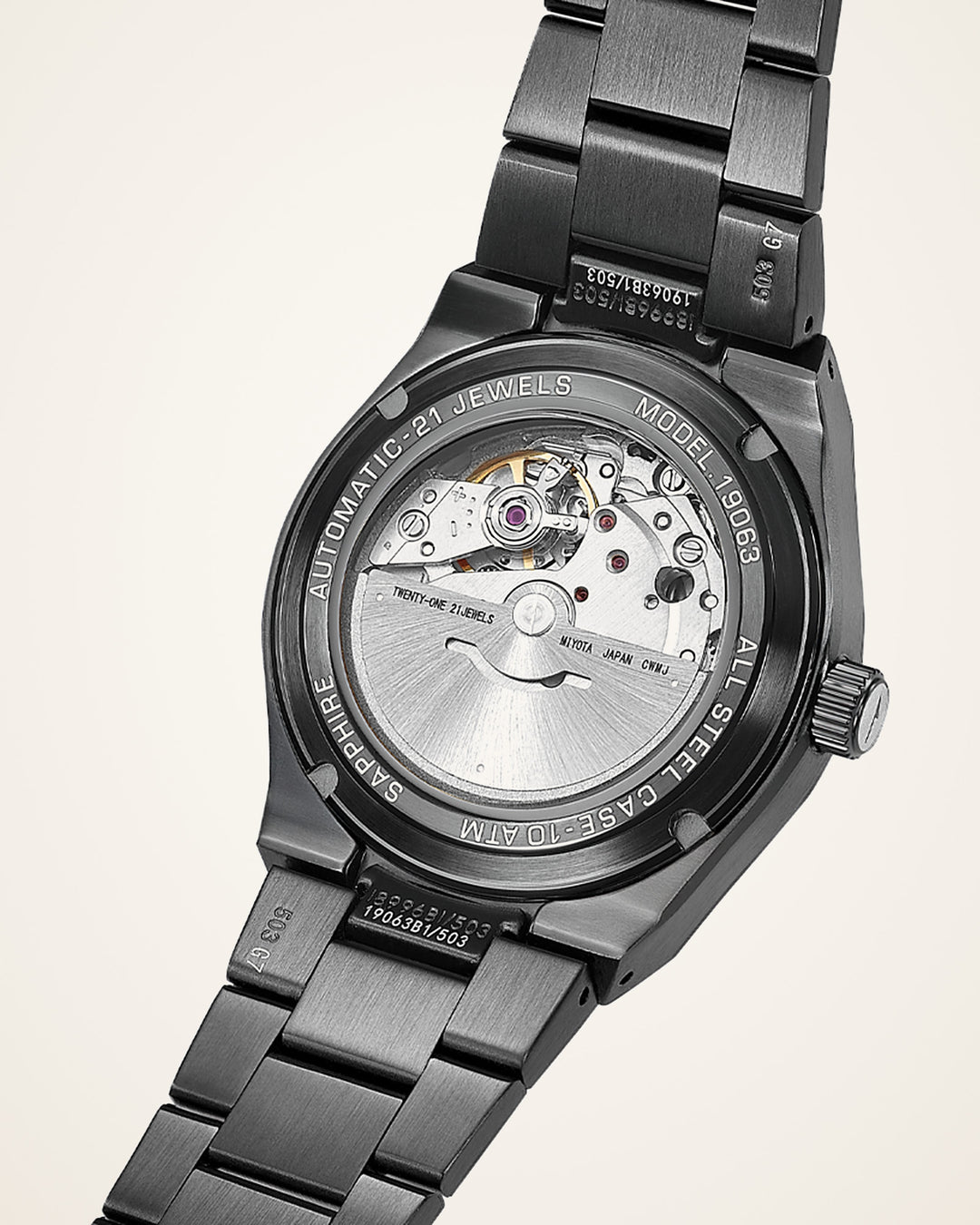 Reloj Lotus L19063/1 automático PVD negro