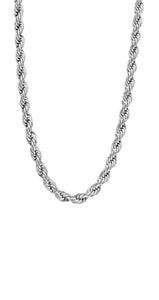 Collar Lotus Style LS2233-1/1 tipo CORDÓN de acero inoxidable con cierre mosquetón.
