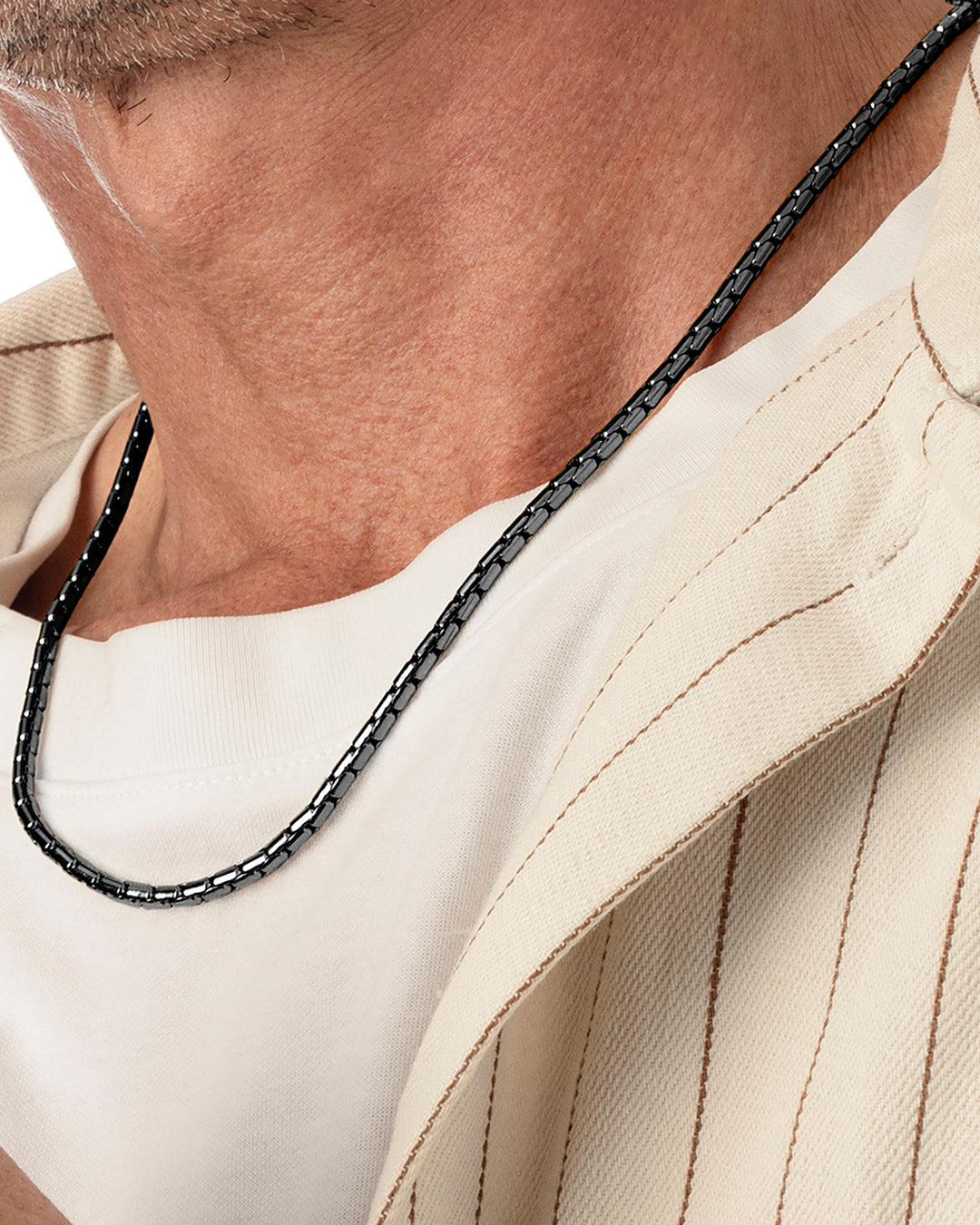Collar Lotus Style LS2367-1/3 PVD negro