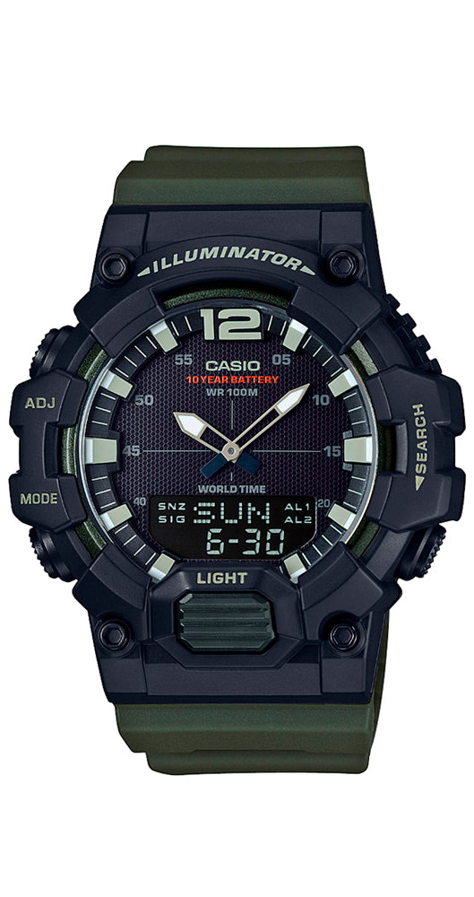 Reloj Casio Collection HDC-700-3AVEF con memoria para teléfonos, crono, alarma, cuenta atrás, calendario y sumergible.