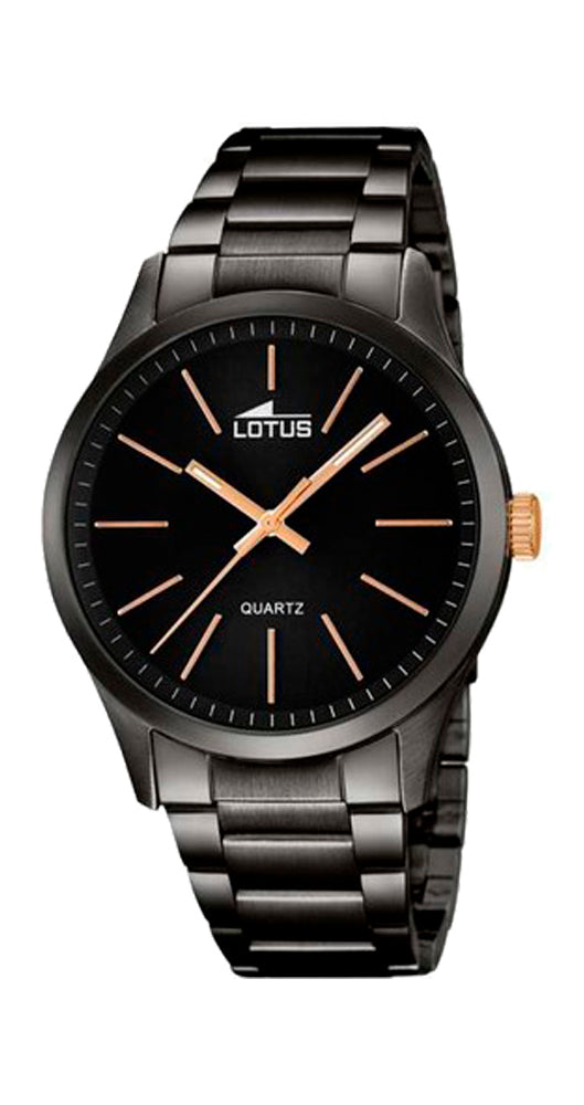 Reloj Lotus L18162/2 para caballero PVD negro