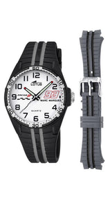 Reloj Lotus L18261/4 MARC MÁRQUEZ, ideal para público infantil con correa de caucho de REGALO, sumergible 50 metros y garantía de 2 años.