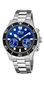 Reloj Lotus CONNECTED L18800/3 para hombre, un smartwatch con el aspecto del reloj tradicional, NO HAY QUE CARGARLO y es completamente SUMERGIBLE. Con seguimiento de actividad, compatible con funciones domóticas, notificaciones inteligentes, control de música y cámara. PERSONALIZABLE. Armis y caja de acero inox y cristal mineral.